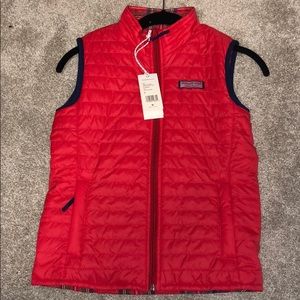 Brand new vineyard vines red vest